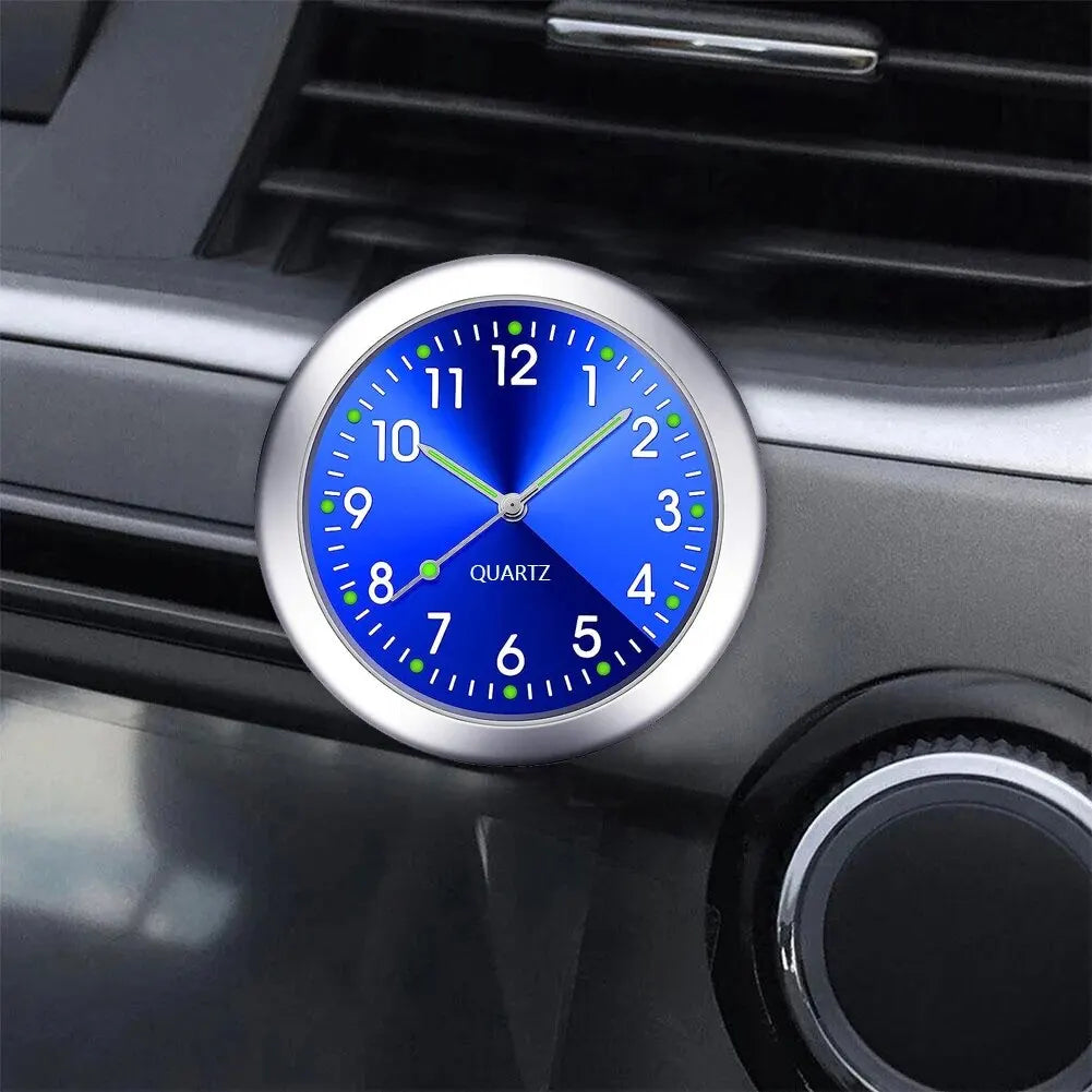 Mini Luminous Car Clock Waterproof Electronic Clock Quartz Watch Bicycle Motorcycle Watch Auto Dashboard Clock In Car 40MM