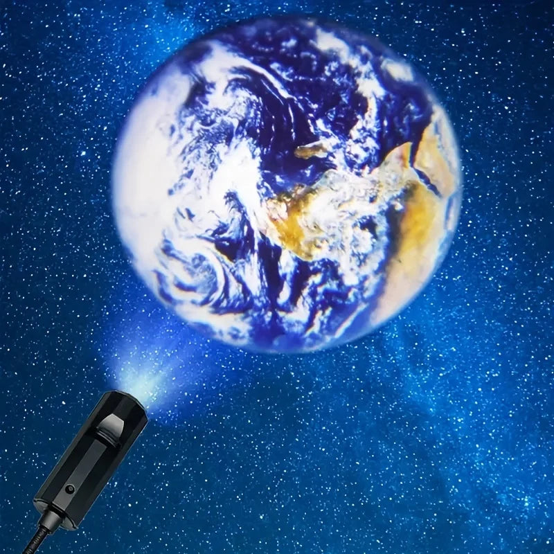 USB Ceiling Moon Earth Projection Atmosphere Light