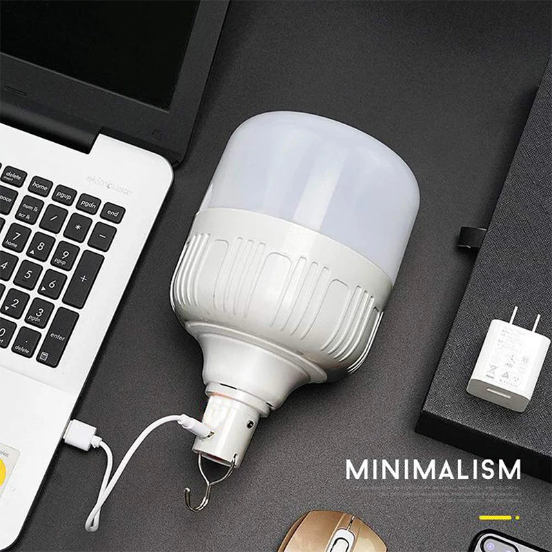 Usb Rechargeable Led Bulb Portable Camping Light Bulb Emergency Lighting Flashlight Lights Outdoor Picnics Hanging Tent Light