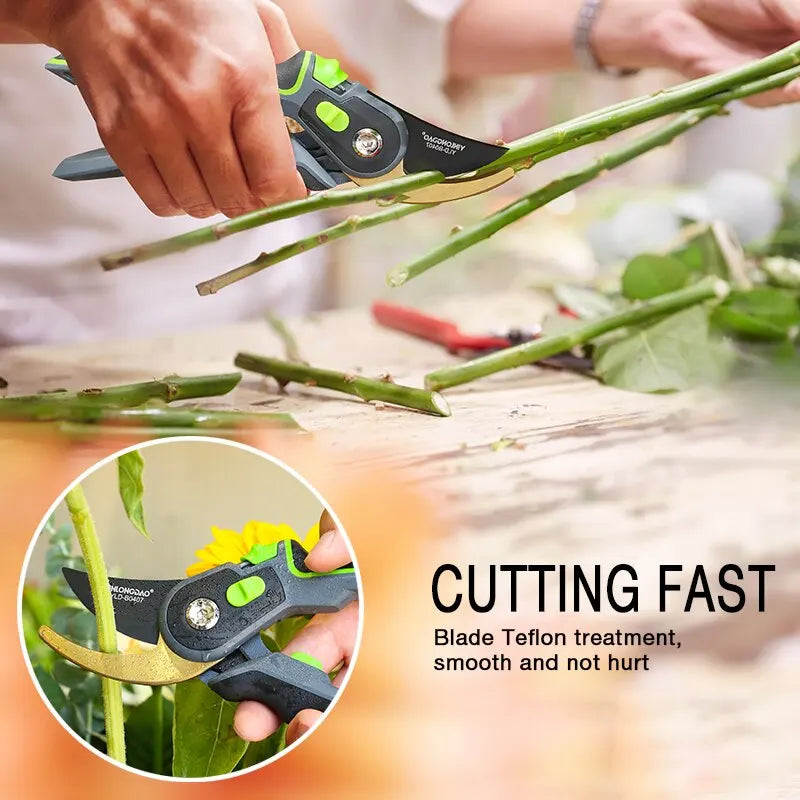 Garden Pruner Shears SK5 Blade Pruning Scissors for Bonsai Fruit Trees Flowers Branches Garden Pruners