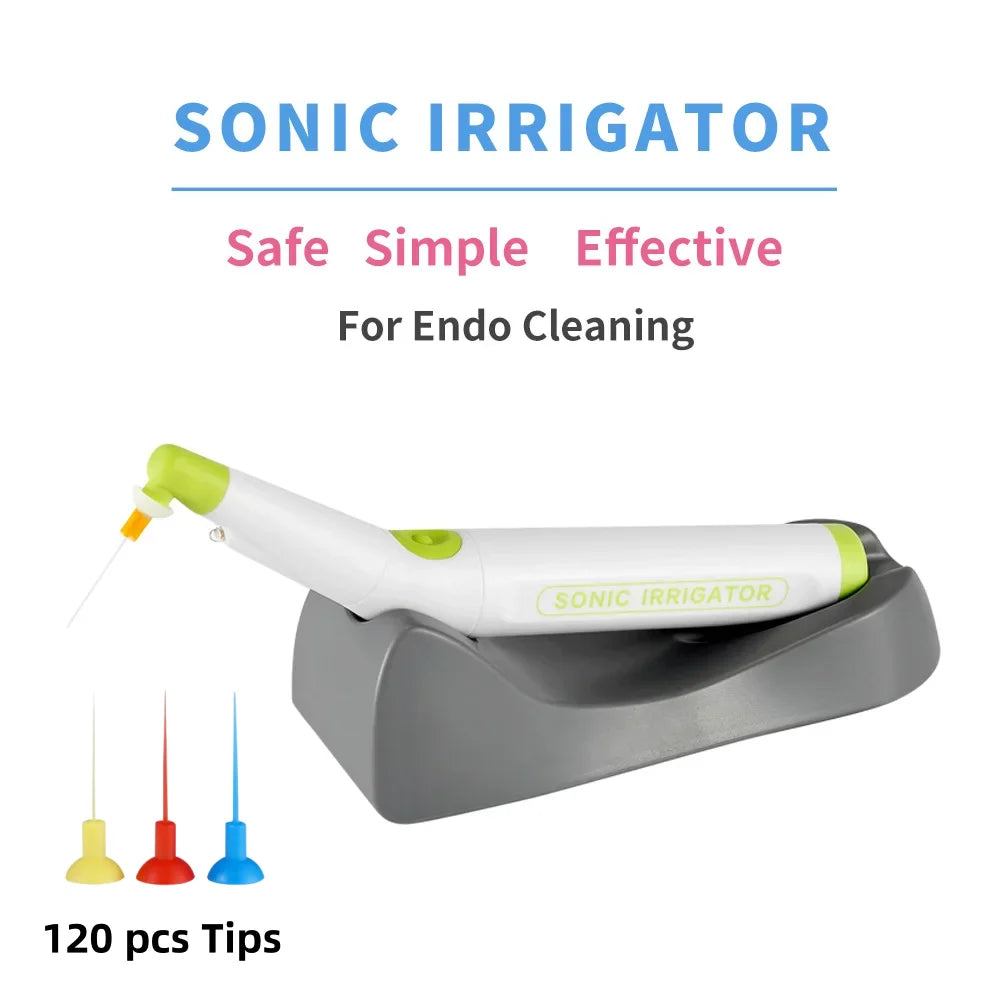 Root Canal Sonic Irrigator Activator With 120 Pcs tips Endo Files For Endodontic Cleaning And Irrigating new Dentistry Equipment