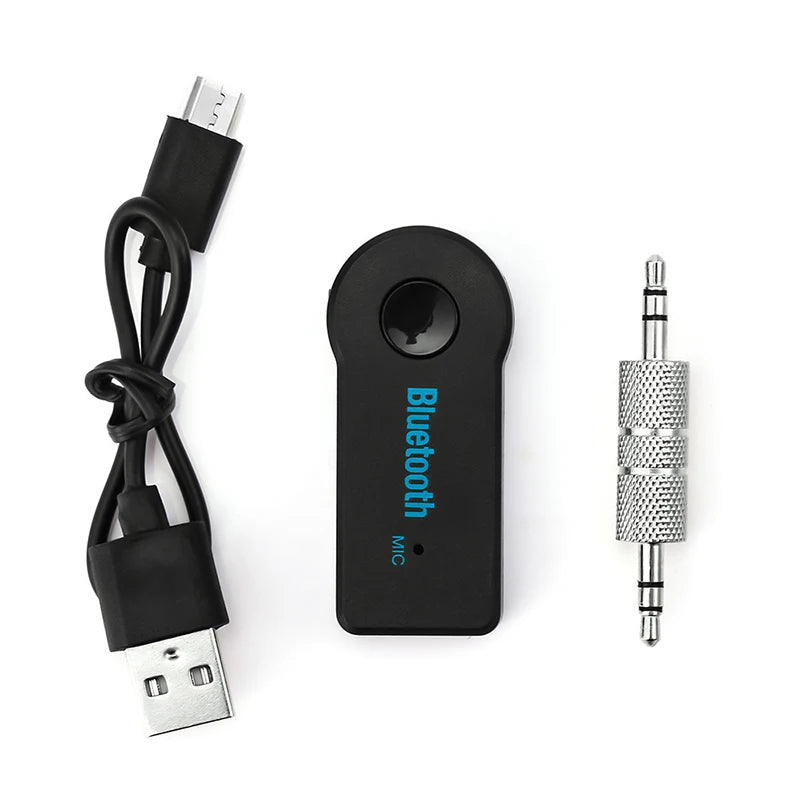 AUX Car Bluetooth Receiver,3.5mm Socket  5.0 Wireless Bluetooth Adapter,Audio Converter Mobile Phone Hands-Free Stereo