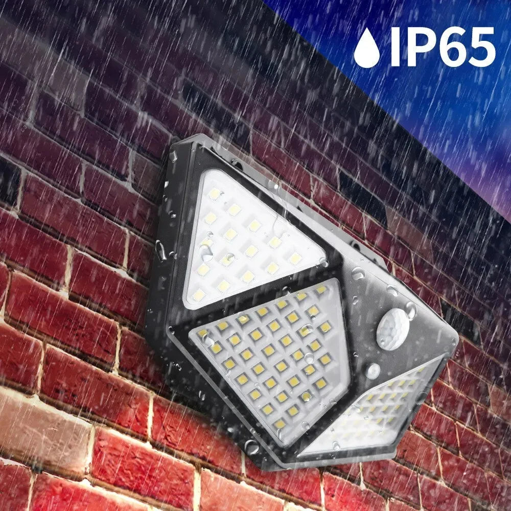 Solar Outdoor Lights Waterproof Motion Sensor Wall Lamp With Reflective Light Easy To Install Suitable For Outdoor Terraces