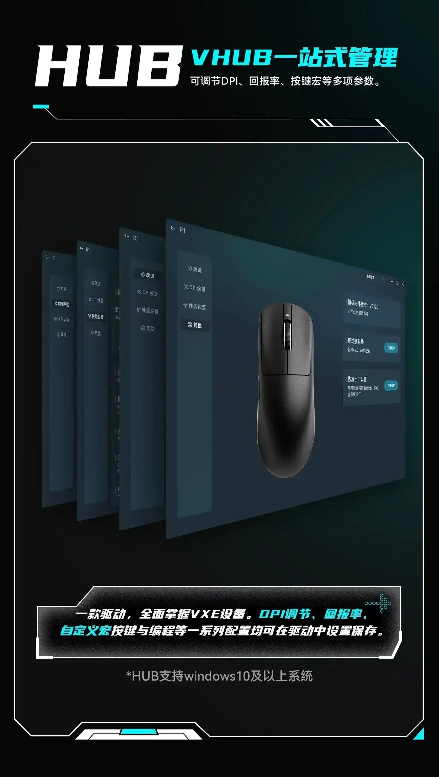 Vxe Dragonfly R1 Pro Max Wireless Mouse R1 Se Light Weight Paw3395 Nordic52840 2khz Smart Speed X Low Delay Fps Game Mouse Gift