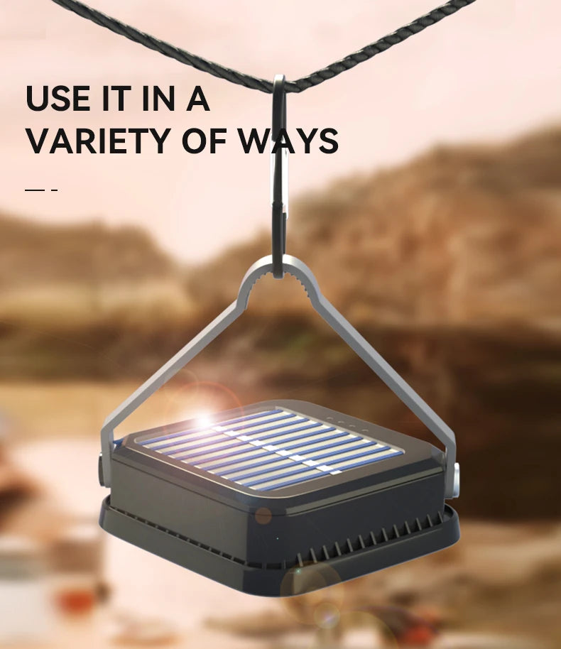 Warsun Camping Lights Waterproof IPX6 SMD Rechargeable Outdoor Hanging Lights Portable Fill Light Work Maintenance Lighting