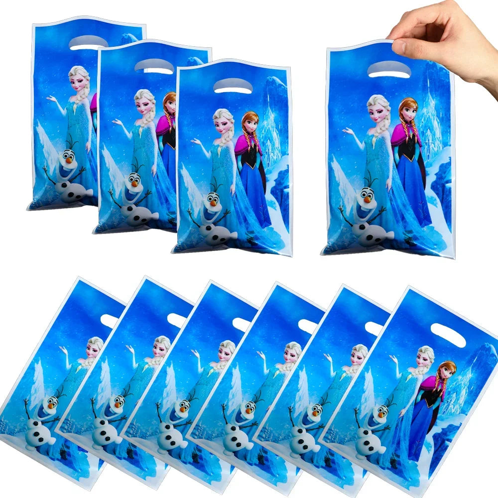 Disney Frozen Elsa Anna disposable tableware paper cup napkin birthday party decoration