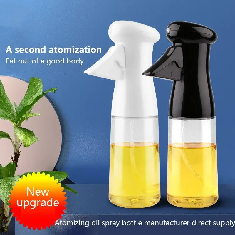 Cookware Bbq Transparent Cooking Oil Bottle Olive Oil Spray for Fitness Sauce Sprayer Set Tableware Kitchen Dining Bar Home