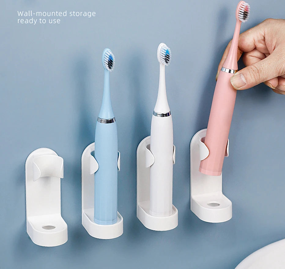 Electric Toothbrush Holder Traceless Toothbrush Stand Rack Wall-Mounted Bathroom Adapt 90% Electric Toothbrush Holder