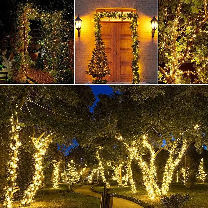 30 Led Solar String Light Fairy Garden Waterproof Outdoor Lamp 6V Garland For Christmas Xmas Holiday Party Home Decoration