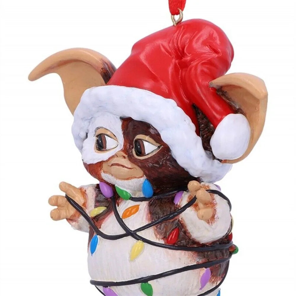 Gremlins Santa Hat Hanging Christmas Tree Decoration Pendant Cute Puppy Acrylic Ornament Christmas Gift Festive Party Supplies