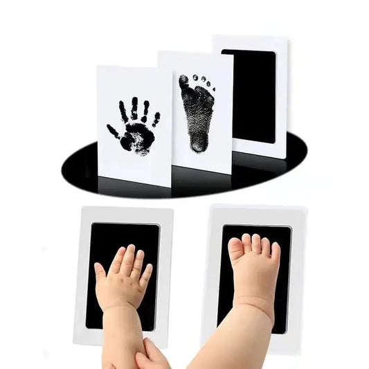 Baby Care Non-Toxic Baby Handprint Footprint Imprint Kit Baby Souvenirs Newborn Footprint Ink Pad for Newborn Baby Gifts