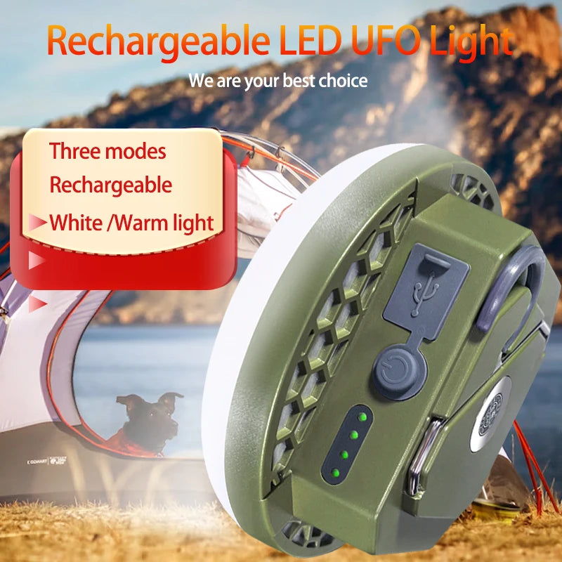 MOSLIGHTING 9900mAh Rechargeable Powerful Light Camping Lantern with Magnet Strong Light Portable Flashlight Tent Lamp Work LED