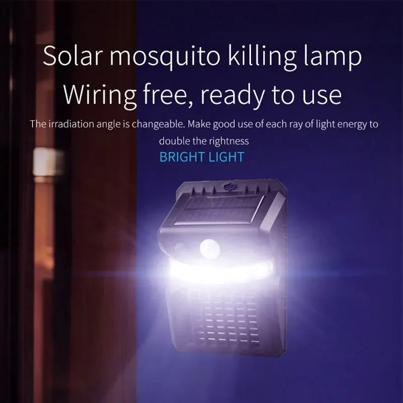 Outdoor Solar Light And Mosquitos Killer Lamp With Mosquitos Control Function Infrared Sensor Waterproof Road Light For Garden