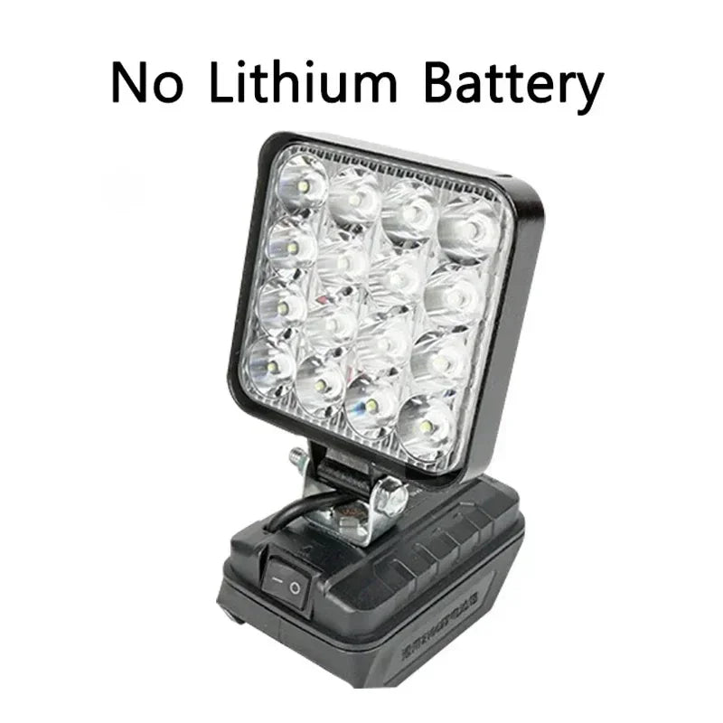 Led Light For Makita Battery 4In Portable Spotlights Cordless Outdoor Work Fishing Handheld Emergency Tool Light