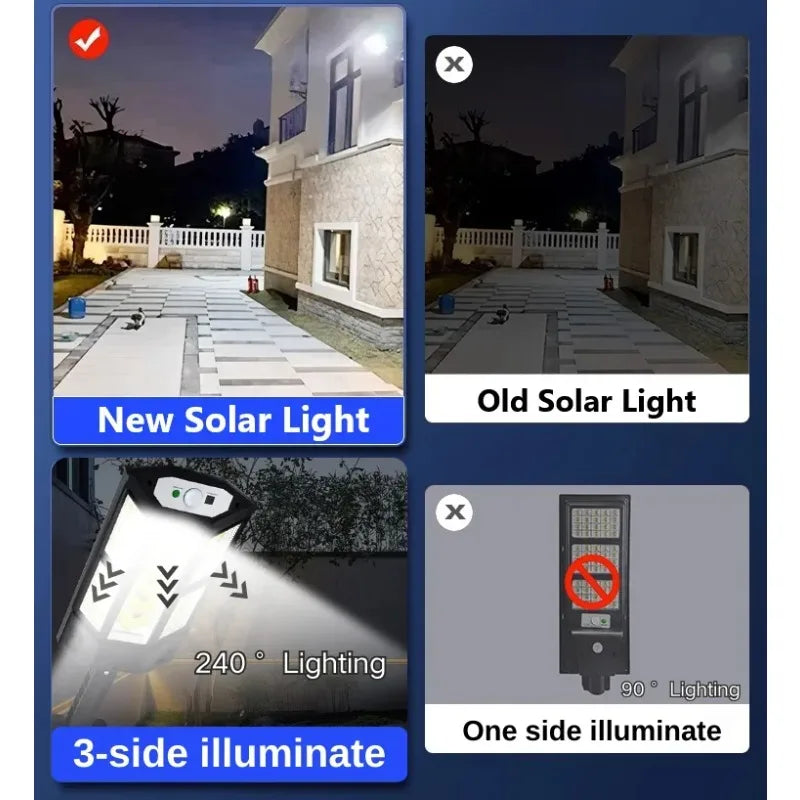 Solar 43 LED Lights Outdoor Solar Lamp Of Motion Sensor 4 Mode Waterproof IP65 Solar Garden Light Street Yard Lantern