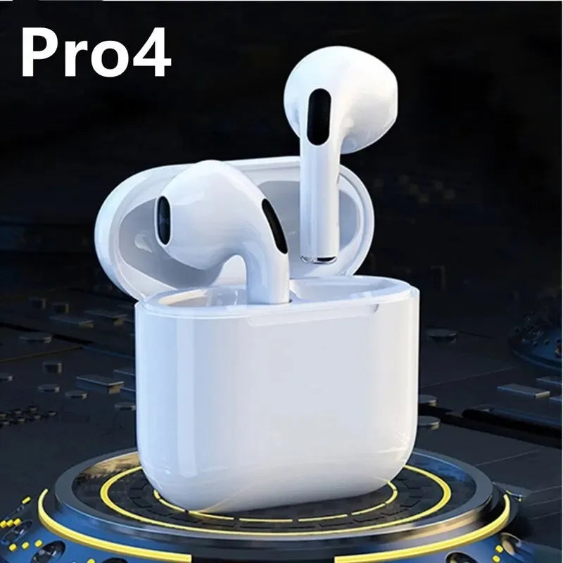 Pro4 TWS Bluetooth Earphones 9D Stereo Wireless Headphones InEar HiFi Earbuds HandsFree Headset With Microphone For Xiaomi