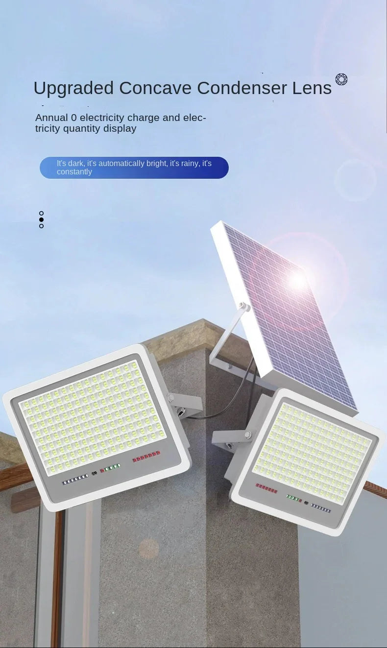 Dream blue home outdoor garden light LED waterproof light super bright high-power rural solar light