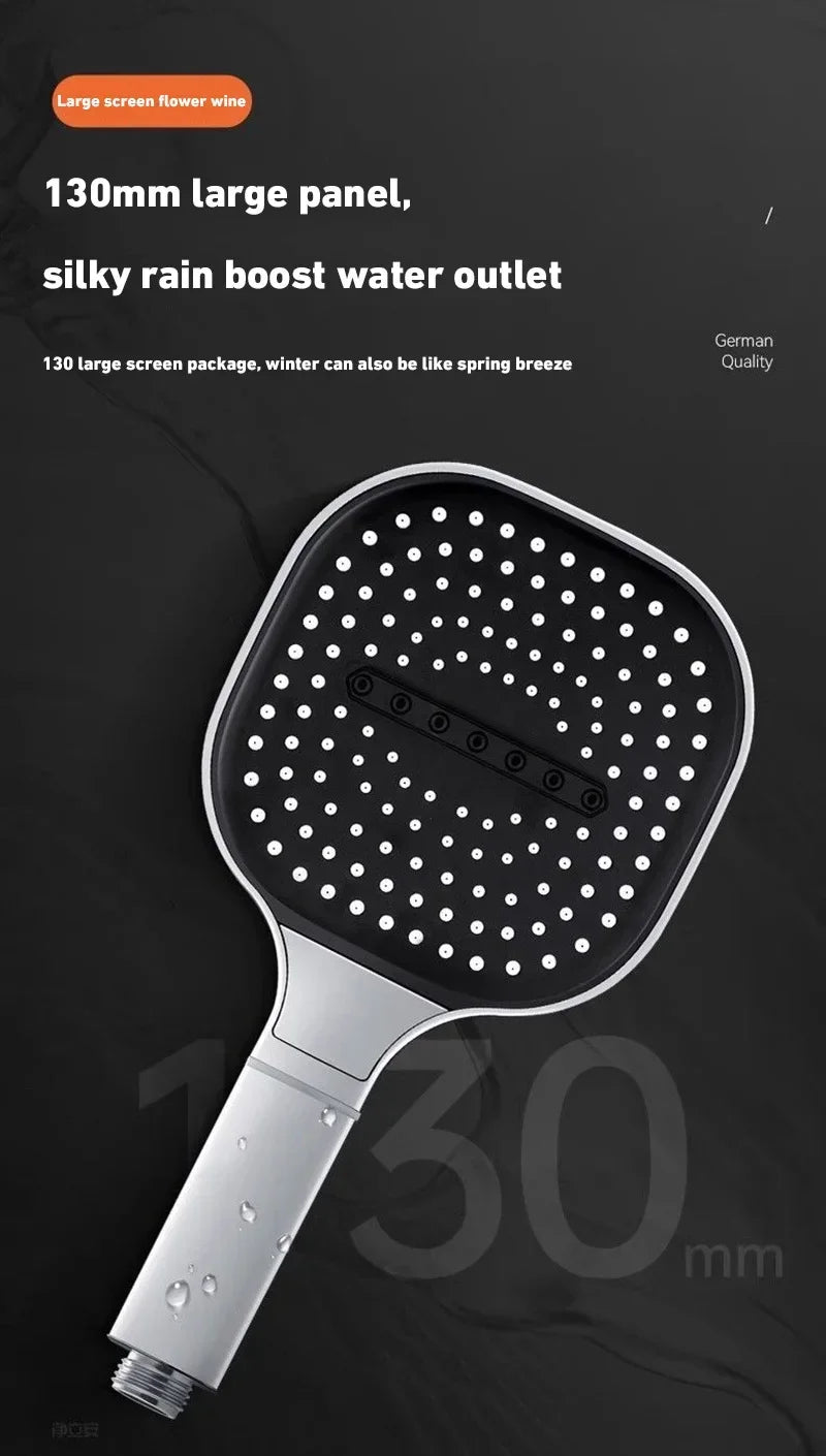 Xiaomi 3 Modes Shower Head 13cm Large Panel Adjustable High Pressure Massage Shower Head Filter Element Bathroom Accessories New