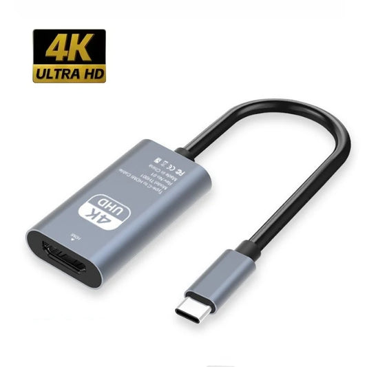 TYPE C to HDMI 4K Adapter USB C USB3.1 Male to HDTV Female Converter Cable for Laptop Tablet TV MacBook