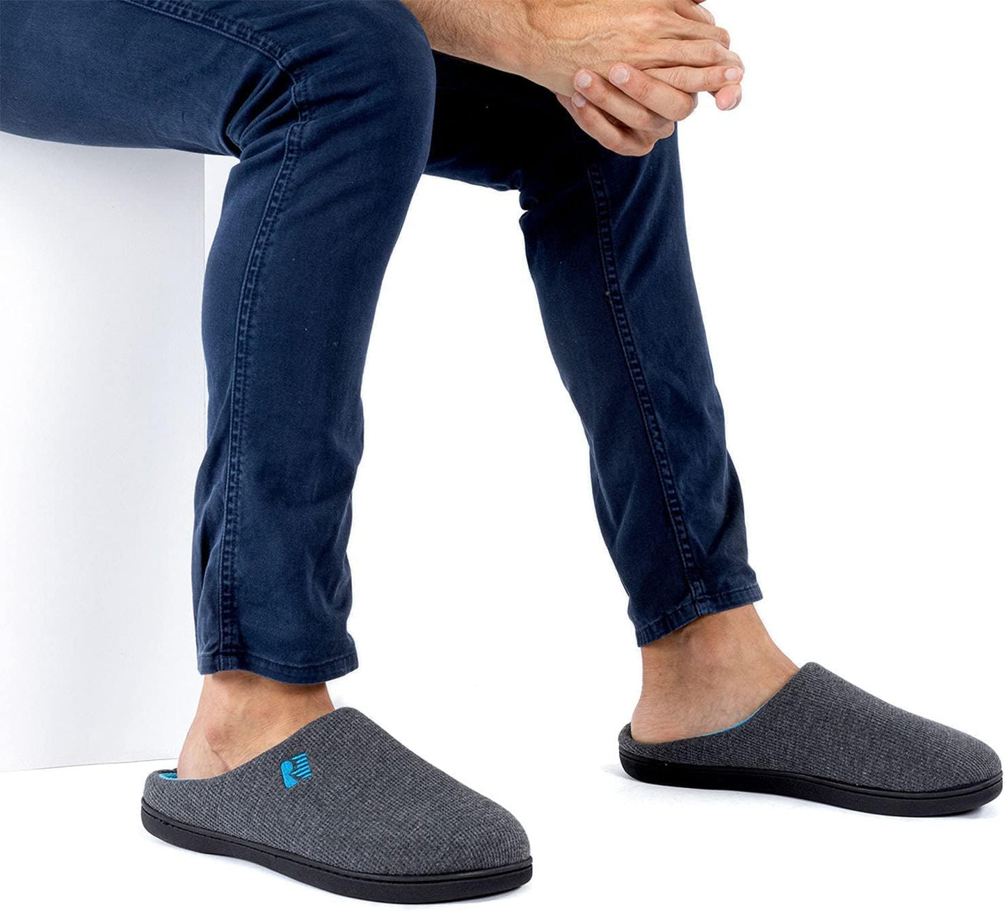 Men'S Original Two-Tone Memory Foam Slipper