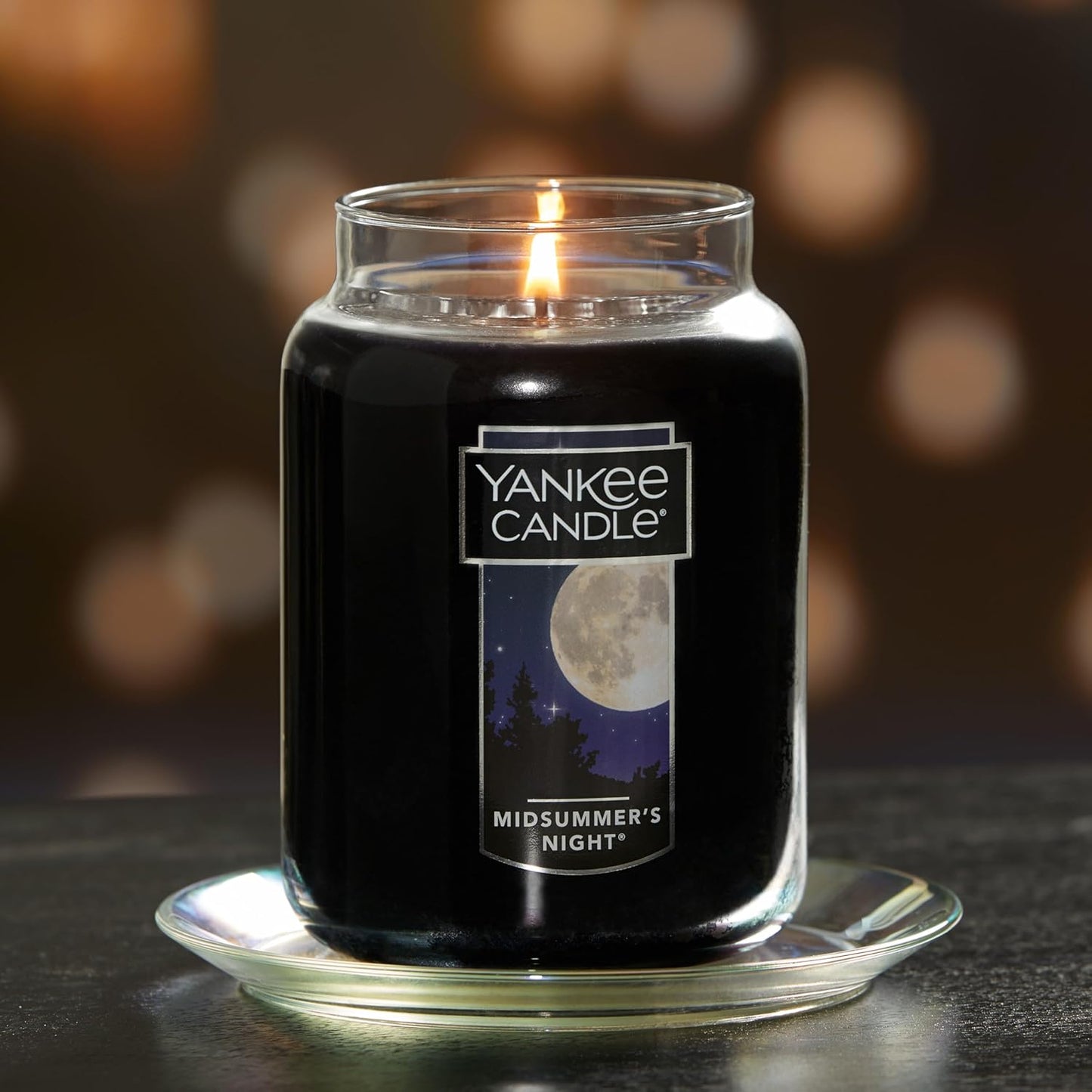 Midsummer'S Night Scented, Classic Large Single Wick Jar Candle, 22Oz with over 110 Hours of Burn Time, Ideal for Dinner Parties, Relaxing Saturdays, and Special Occasions