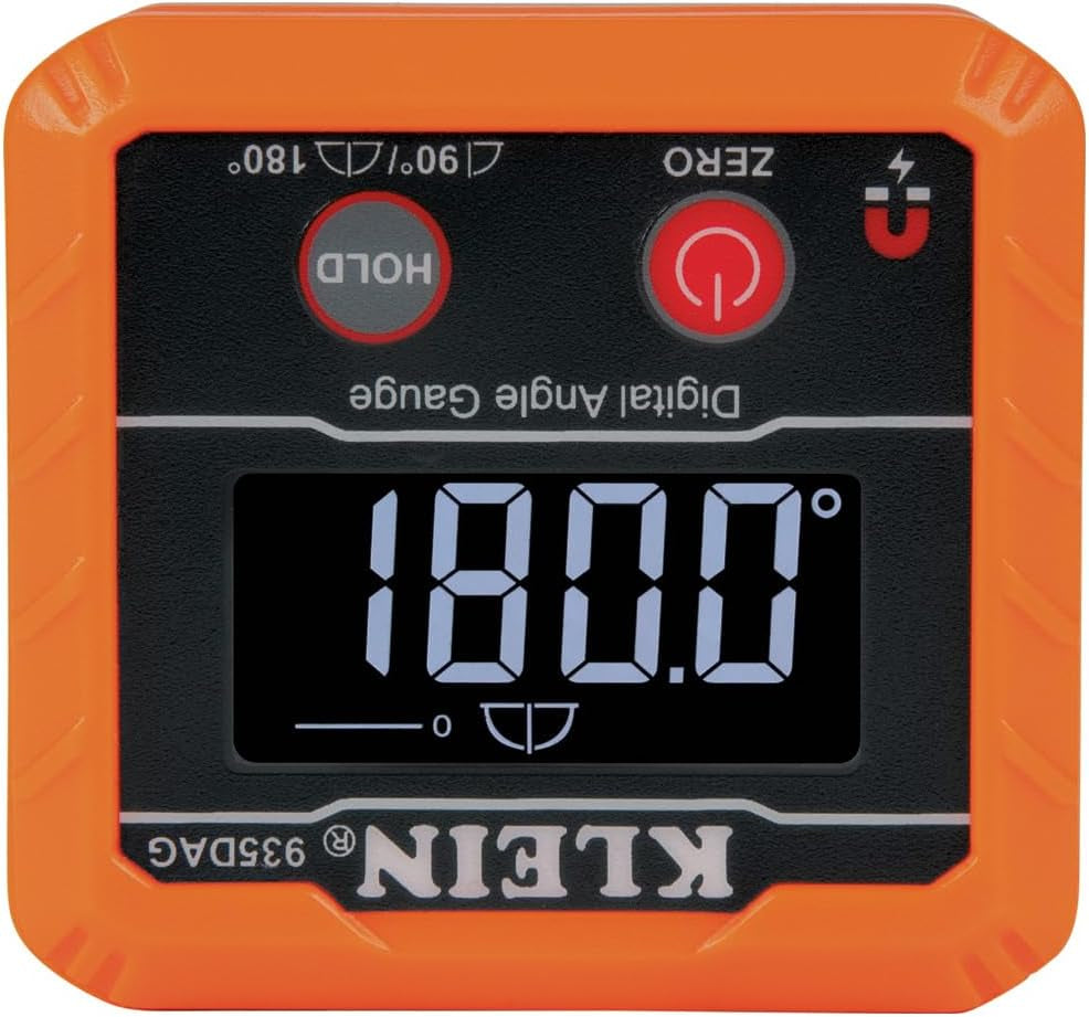 935DAG Digital Electronic Level and Angle Gauge, Measures 0 - 90 and 0 - 180 Degree Ranges, Measures and Sets Angles