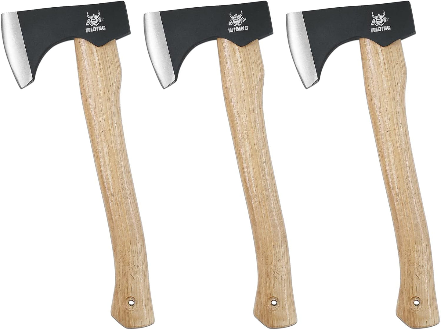 Throwing Axes - 14" Throwing Hatchet Great for Axe Throwing Competitions, High Carbon Steel Forged & Wooden Handle 3 Pack