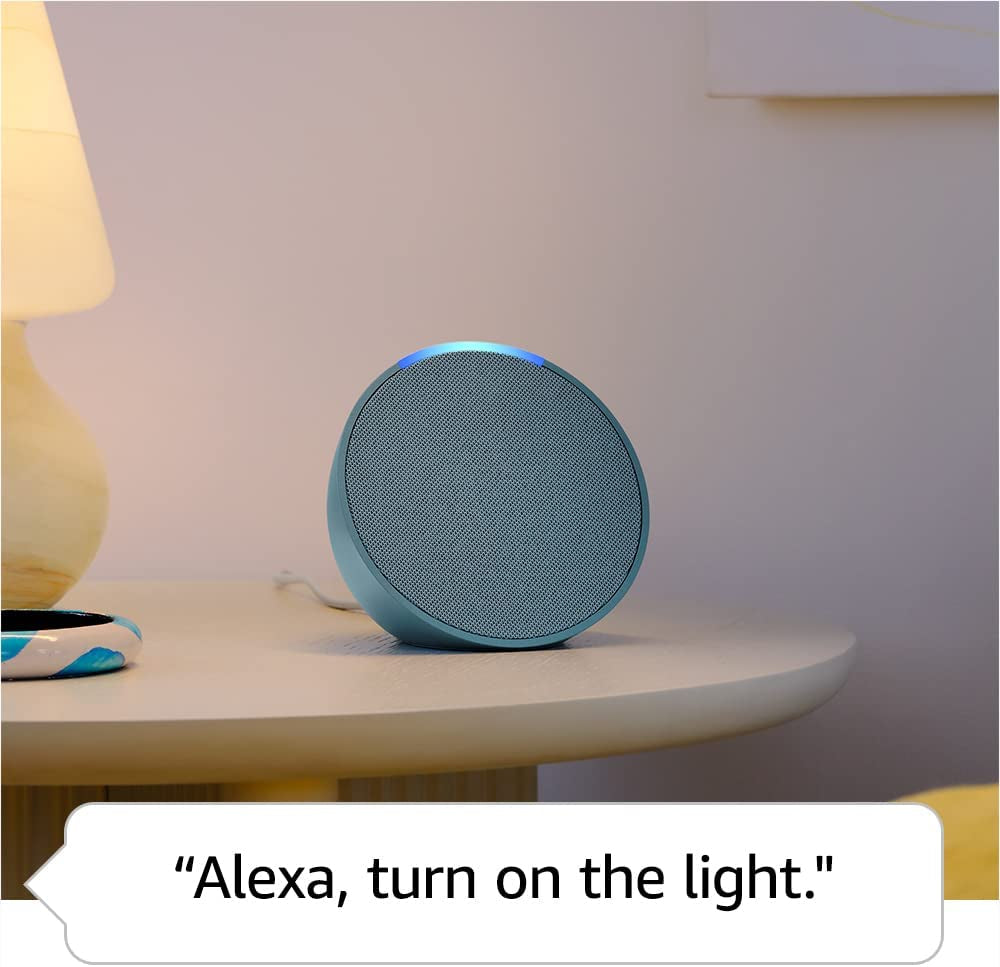 Echo Pop (Newest Model), Our Smallest Alexa Speaker, Fits in Any Room, Charcoal