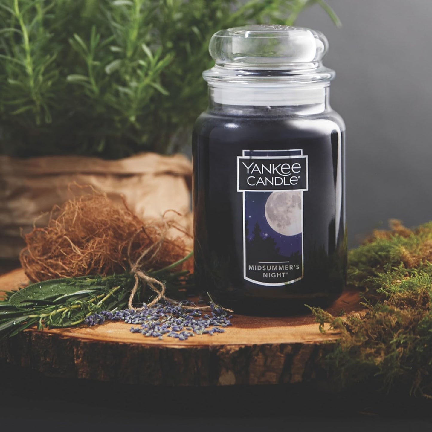 Midsummer'S Night Scented, Classic Large Single Wick Jar Candle, 22Oz with over 110 Hours of Burn Time, Ideal for Dinner Parties, Relaxing Saturdays, and Special Occasions