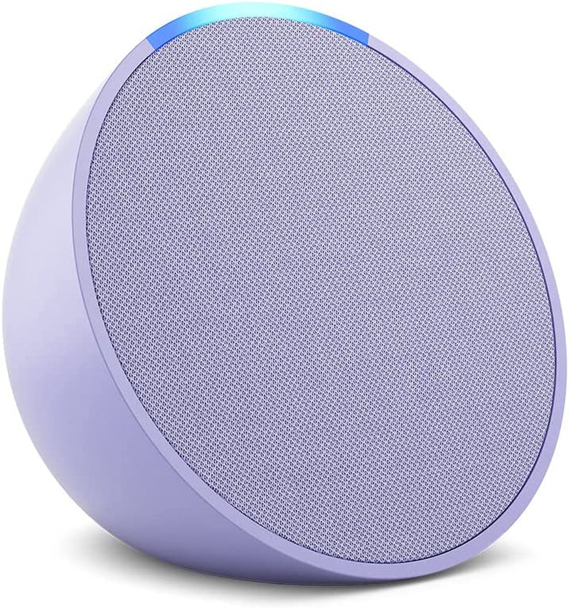 Echo Pop (Newest Model), Full Sound Compact Smart Speaker with Alexa, Lavender Bloom