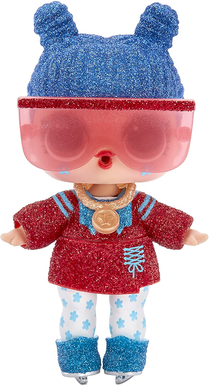 LOL Surprise All-Star Sports Series 5 Winter Games Sparkly Collectible Doll with 8 Surprises, Mix & Match Accessories,Toys for Girls and Boys Ages 4 5 6 7+ Years Old, (Styles May Vary),Multicolor