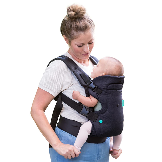 Flip 4-In-1 Carrier - Ergonomic, Convertible, Face-In and Face-Out, Front and Back Carry for Newborns and Older Babies 8-32 Lbs