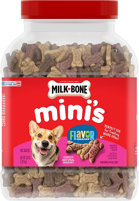 Milk-Bone Mini'S Flavor Snacks Dog Treats, 36 Ounce