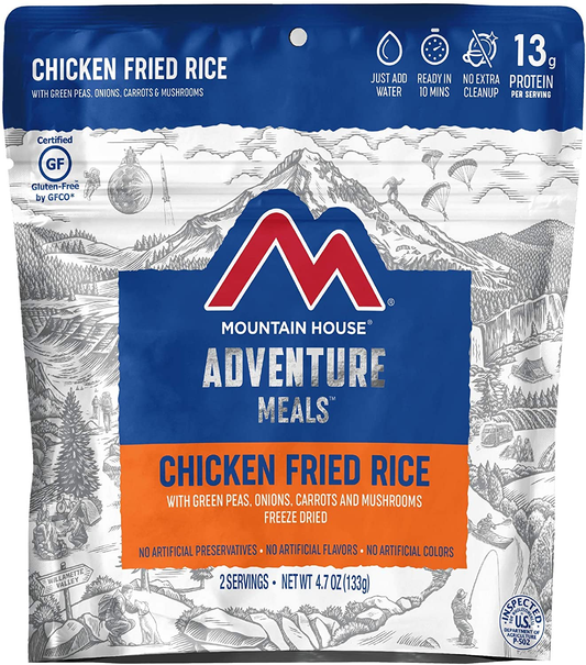 Mountain House Chicken Fried Rice | Freeze Dried Backpacking & Camping Food | Survival & Emergency Food | Gluten-Free