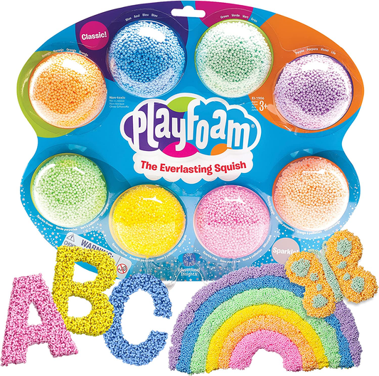 Educational Insights Playfoam 8-Pack with 8 Colors, Fidget, Sensory Toy for Boys & Girls, Ages 3+