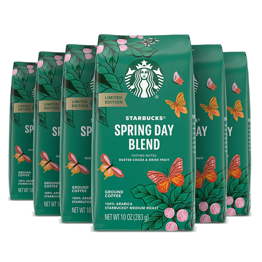 Spring Day Blend Ground Coffee, Spring Blend, 10 Oz (Pack of 6)