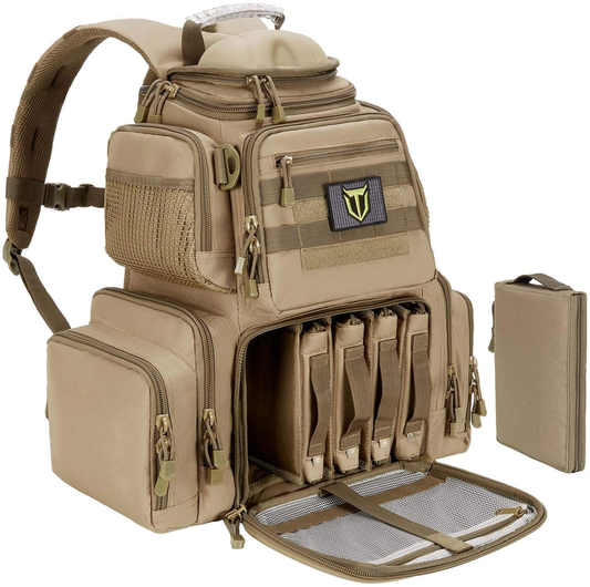 Tidewe Tactical Range Backpack Bag for Gun and Ammo with Pistol Case