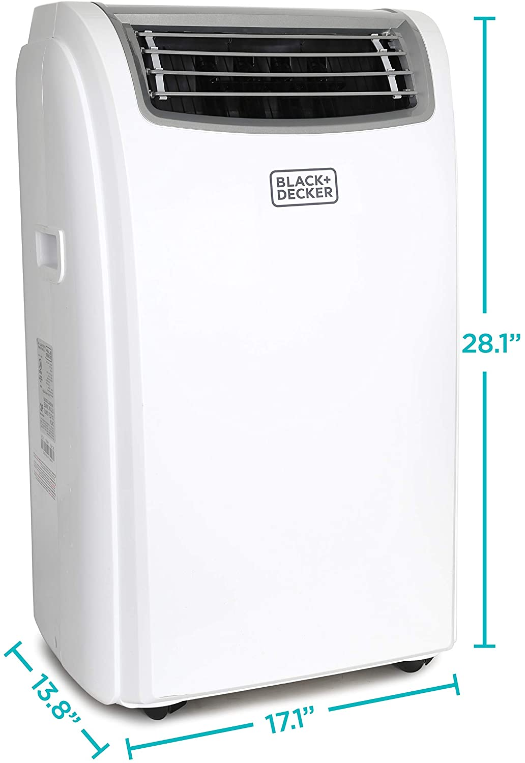 BPACT12WT Large Spaces Portable Air Conditioner, 12,000 BTU, White