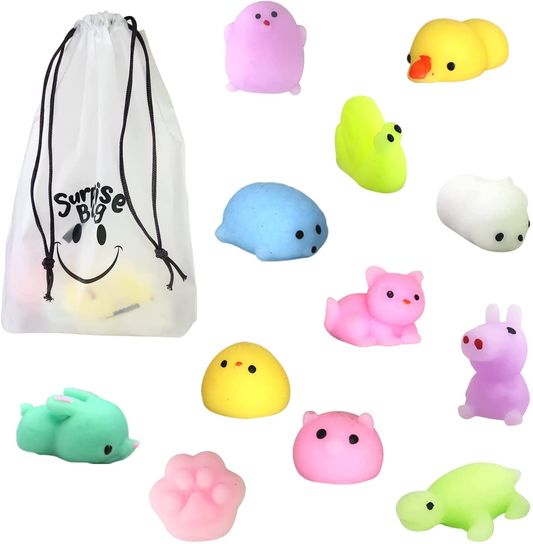 TJJOU Sweet Surprise Squishy,Soft Decompression Toys,Animal Stress Relief Toys for Kids Christmas Parties Birthday Gifts Classroom Rewards
