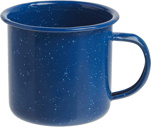 10 Ounce Enamelware Coffee Mug (Blue)