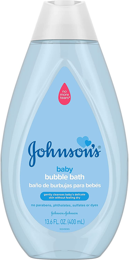 Bubble Bath for Gentle Baby Skin Care, Paraben-Free, Pediatrician-Tested, Hypoallergenic, Tear-Free, Dye-Phthalate & Sulfate-Free, 13.6 Fl Oz