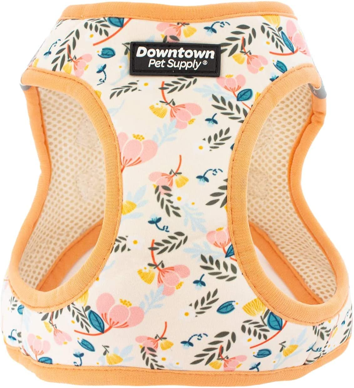 Downtown Pet Supply - Dog Harness for Small, Medium and Large Dogs No-Pull - Step in Dog Harness - Padded Mesh Fabric Dog Vest with Reflective Trim, Velcro and Buckle Straps