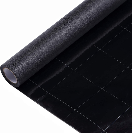 Static Cling Total Blackout Window Film Privacy Room Darkening Window Tint Black Window Cover 100% Light Blocking No Glue (17.7 X 78.7 Inches)