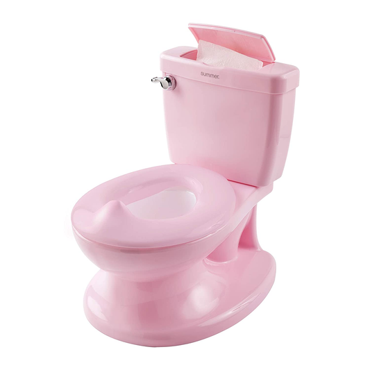 Summer My Size Potty, Pink – Realistic Potty Training Toilet Looks and Feels like an Adult Toilet – Easy to Empty and Clean