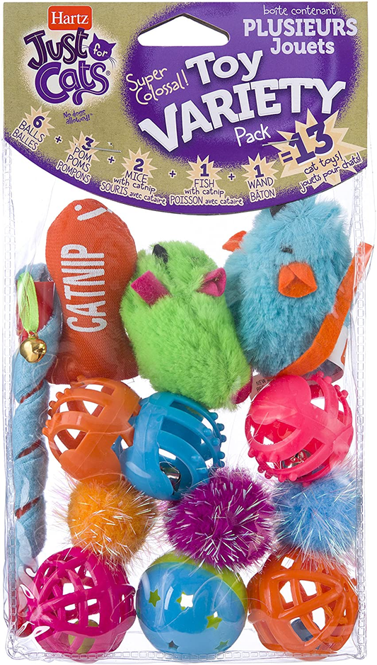 HARTZ Just for Cats Toy Variety Pack - 13 Piece