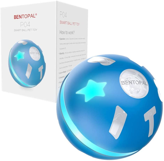 BENTOPAL Interactive Dog Toy Wicked Ball for Indoor Cats/Dogs with Motion Activated/Usb Rechargeable