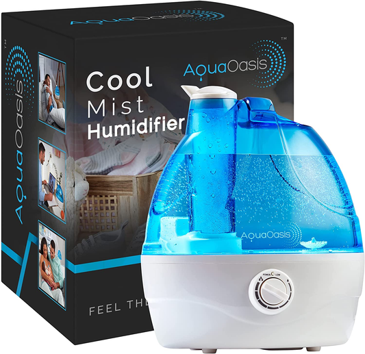 ™ Cool Mist Humidifier {2.2L Water Tank} Quiet Ultrasonic Humidifiers for Bedroom & Large Room - Adjustable -360° Rotation Nozzle, Auto-Shut Off, Humidifiers for Babies Nursery & Whole House